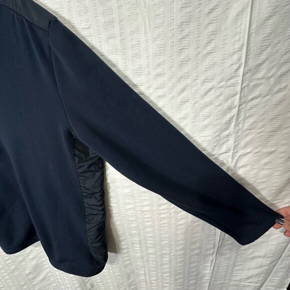 Aztech Mountain Aspen Sweater Mens Extra Large Navy Quarter Zip Sweatshirt Ski - Picture 3 of 14